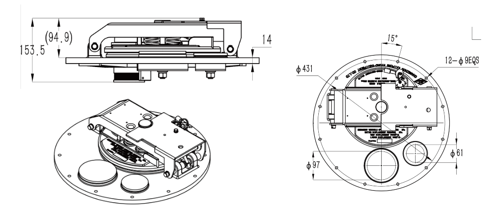 16 inch Manhole Cover Bolted photo